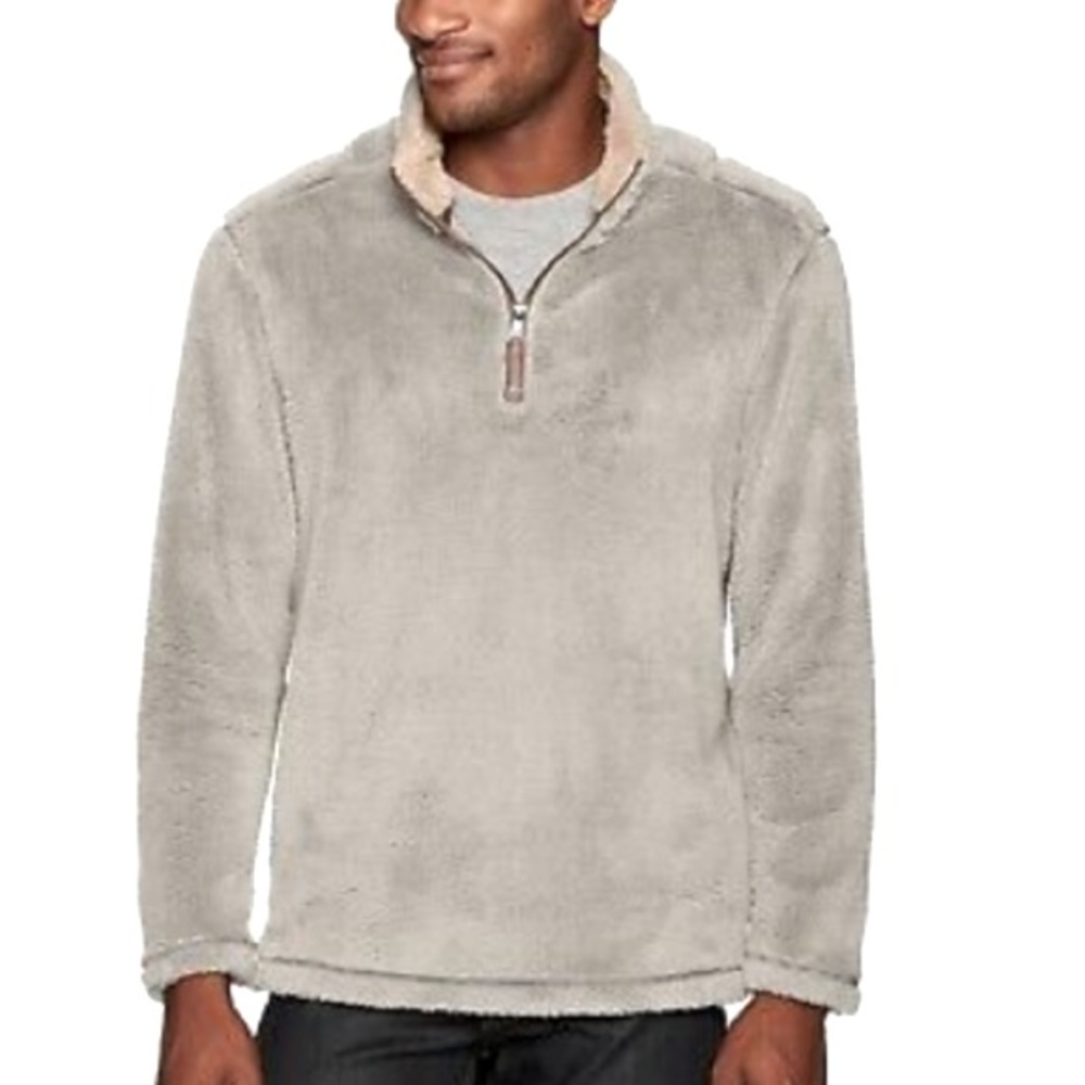 True Grit sweater with zipper neck